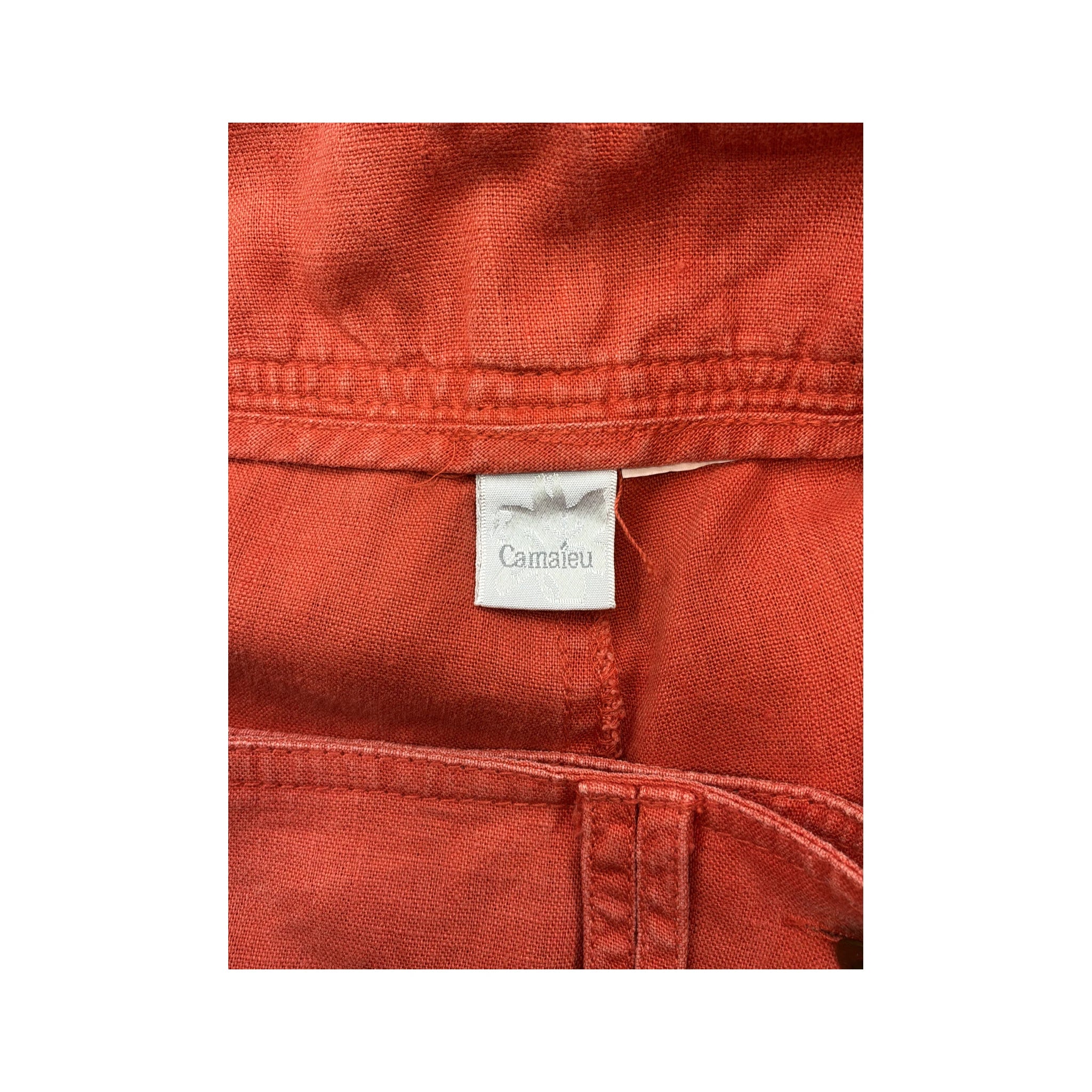 Camaïeu Orange Utility Skort