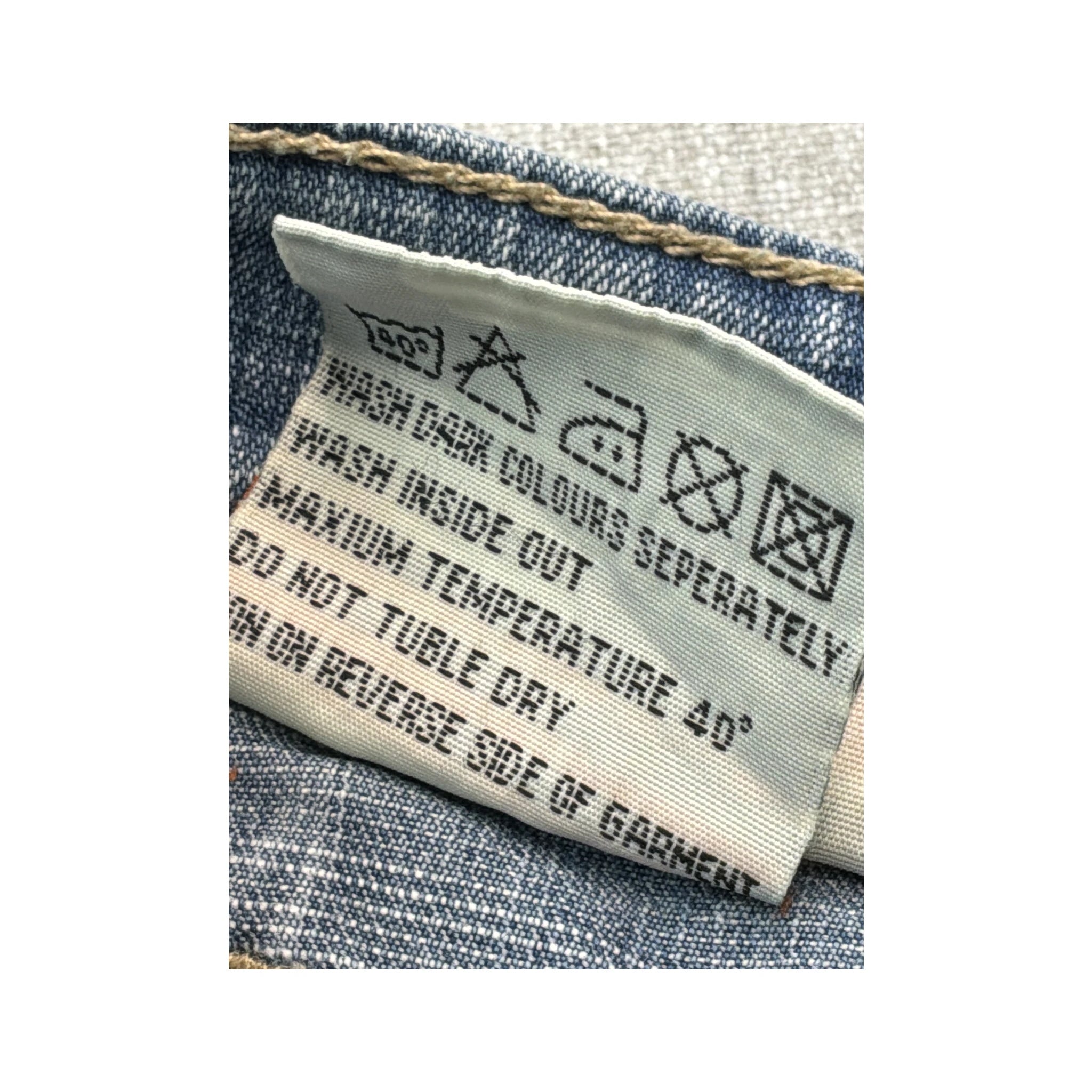 Blue Collection Distressed Cargo Flare Jeans (Repriced)
