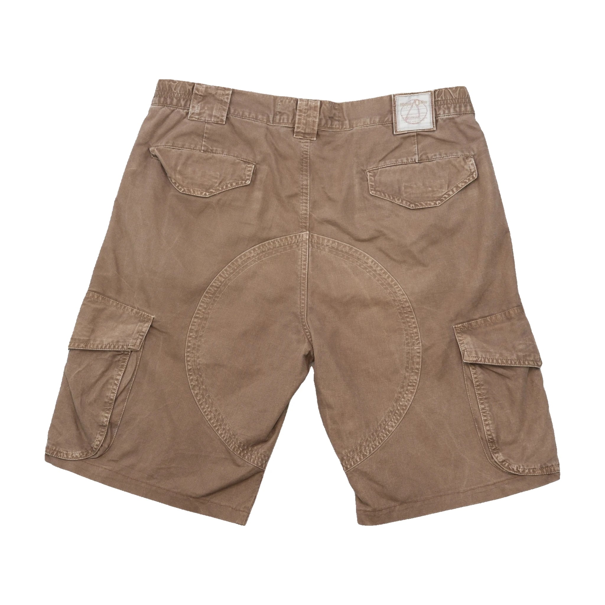 Met Jeans Brown Cotton Cargo Shorts