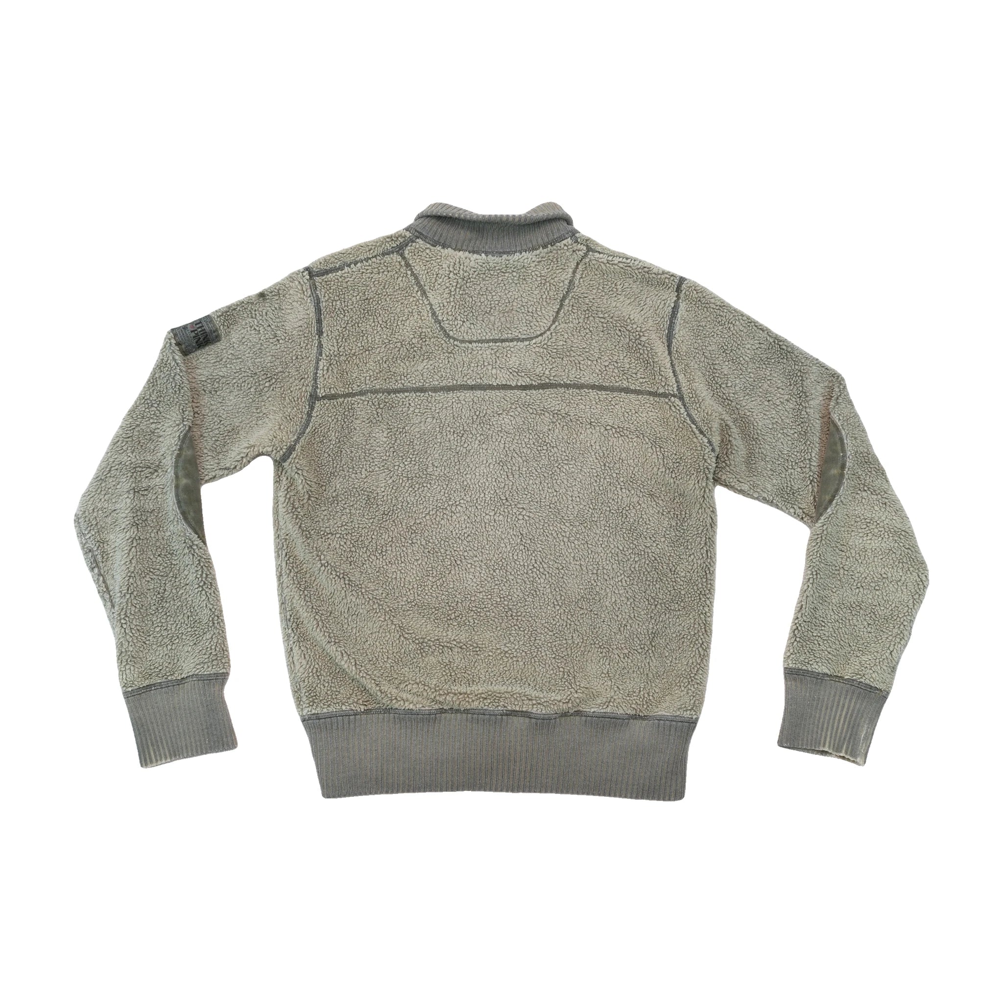 Casaco Think Pink vintage em Sherpa com Fecho