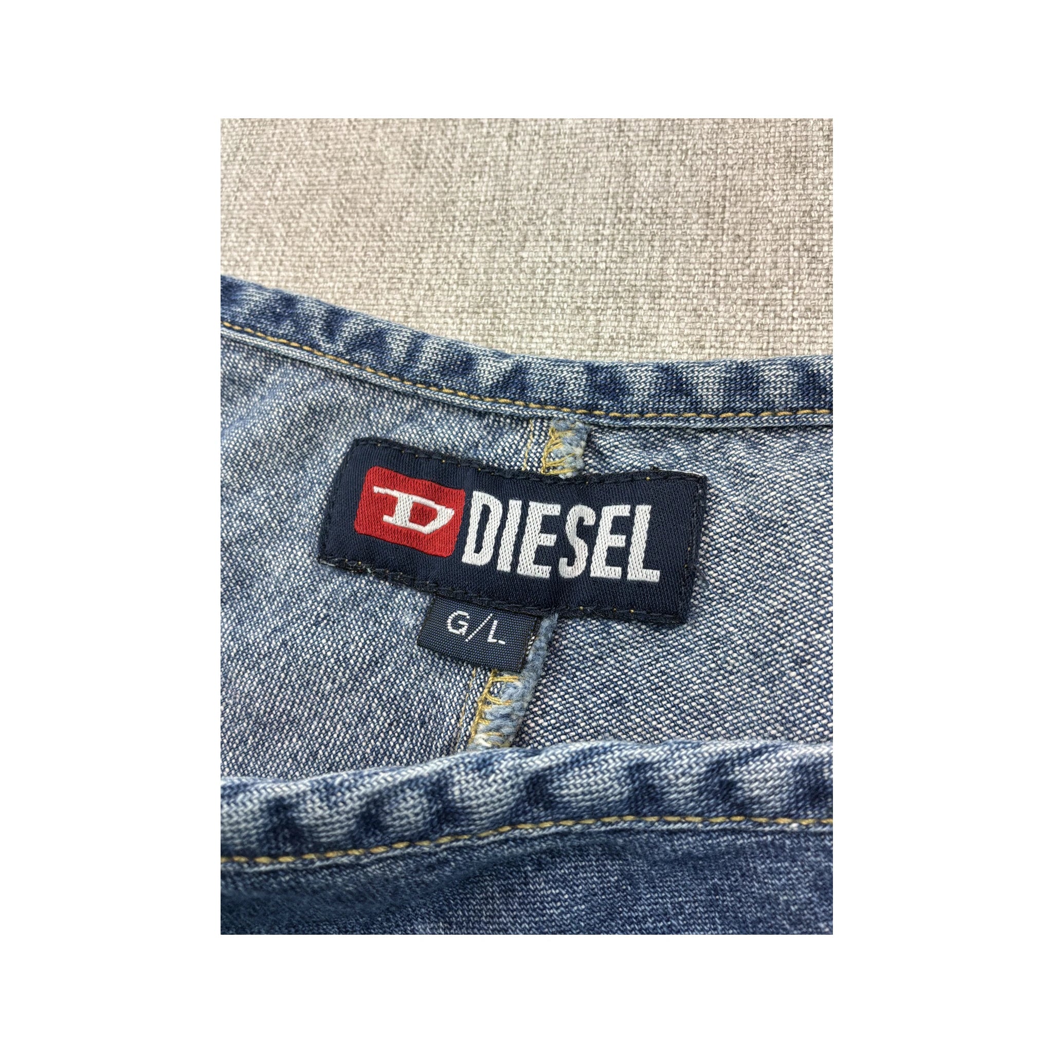Diesel Denim Mini Slip Dress