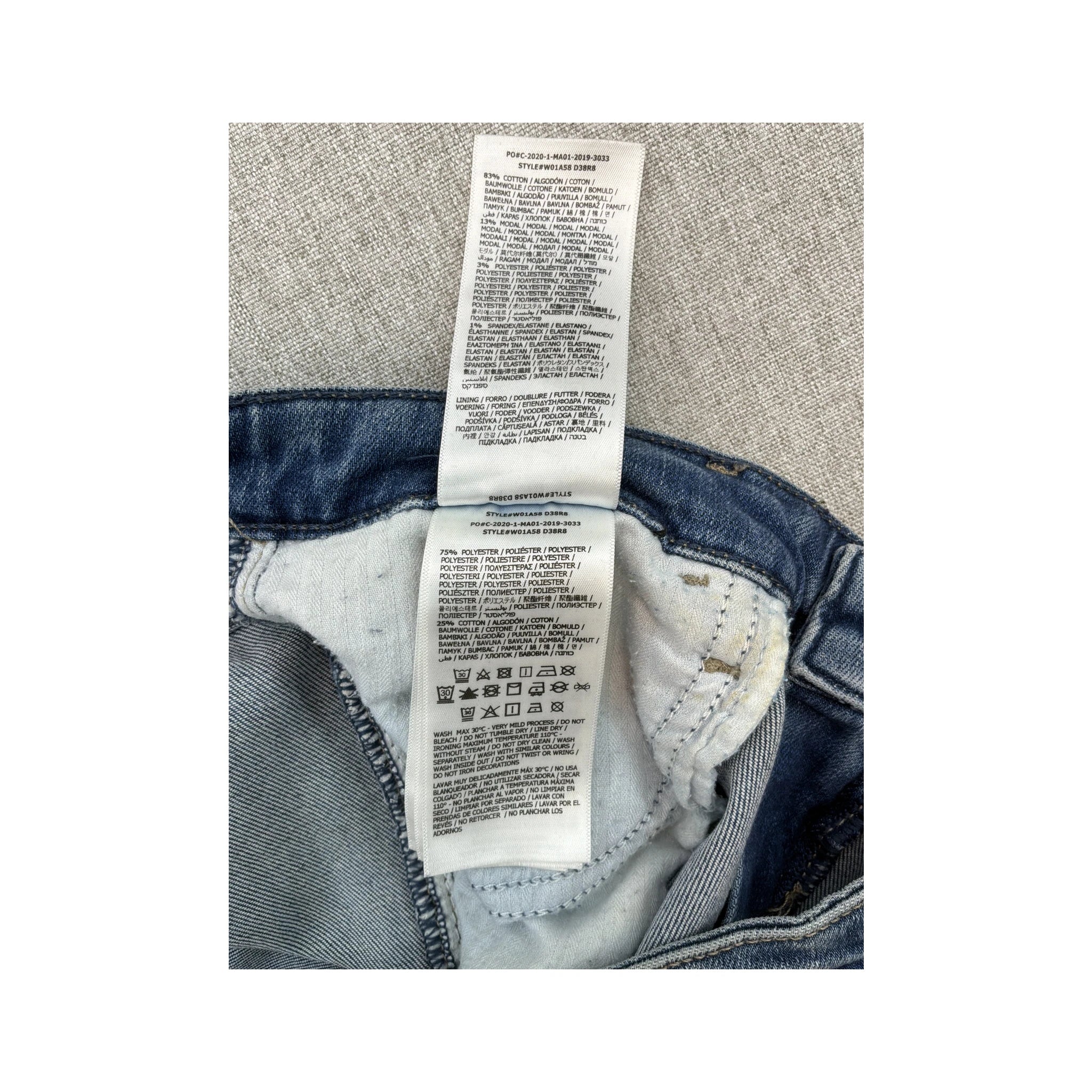GUESS Low Rise Bootcut Denim Jeans (Smartsizer edit)