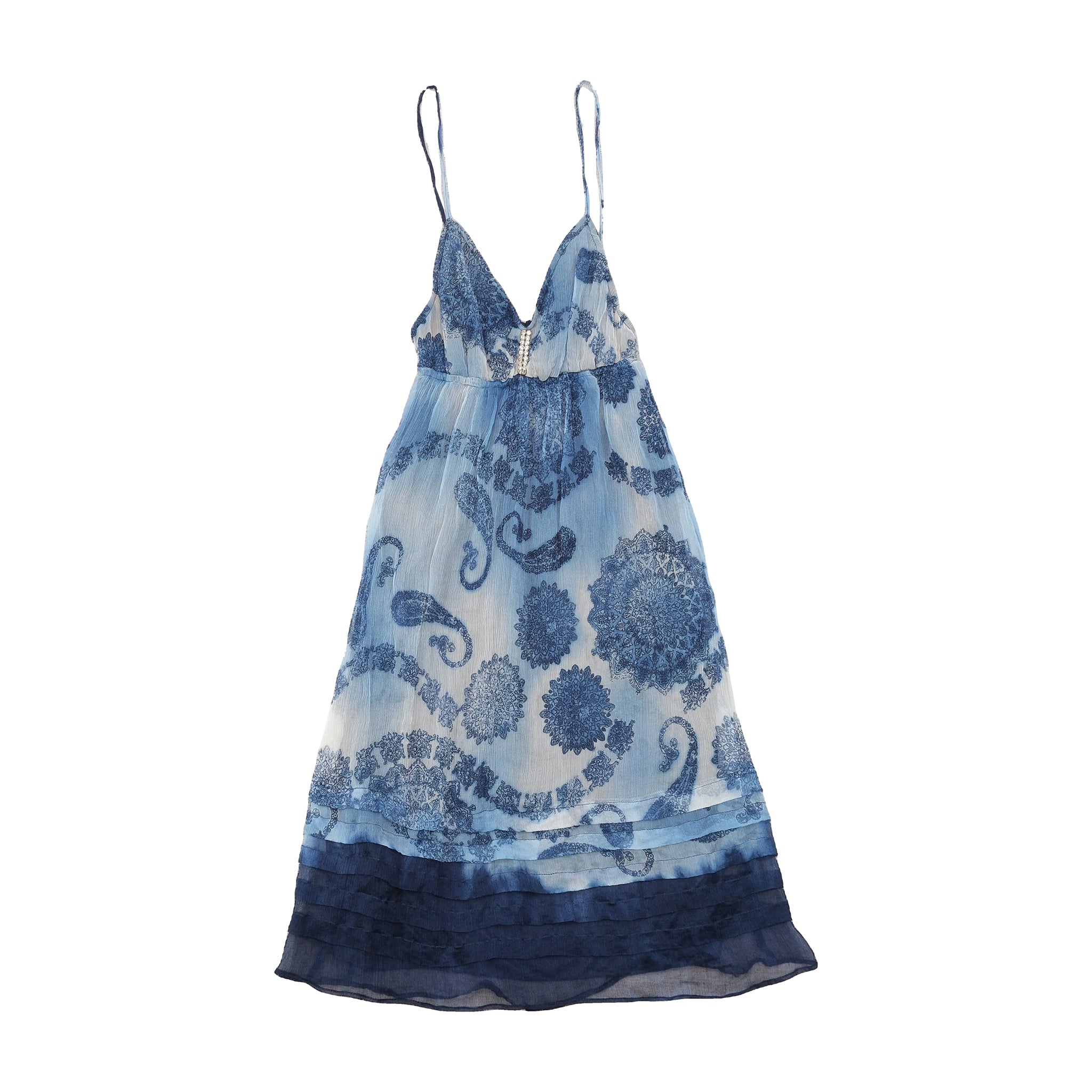 Vestido Lingerie Motivi 100% Seda estampado