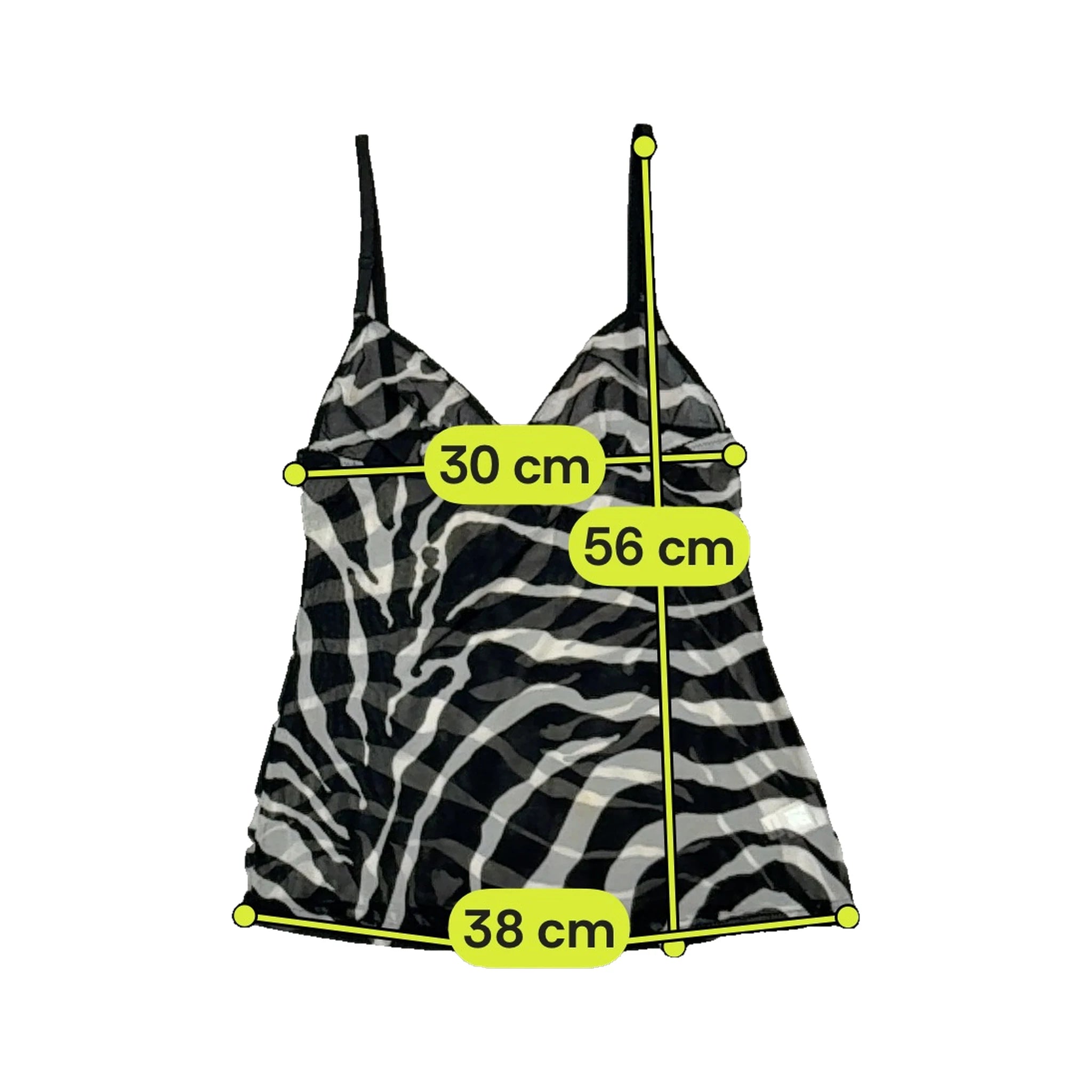 Dolce & Gabbana Zebra Print Sheer Mesh Tank Top