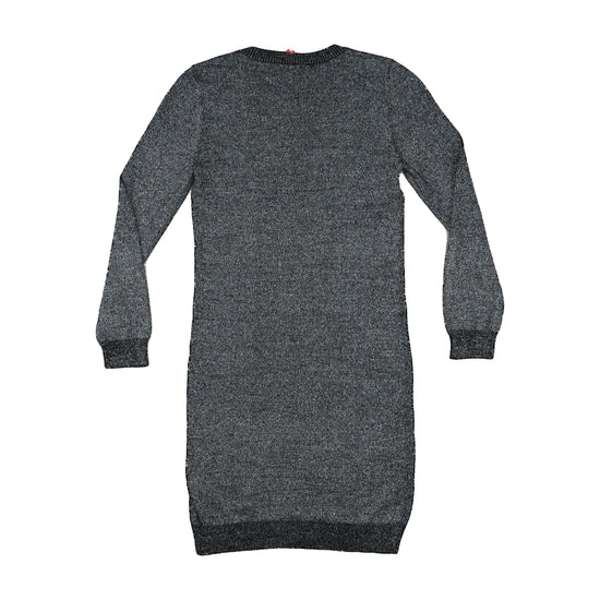 Guess Los Angeles Rhinestone Knit Dress Dark Grey XL