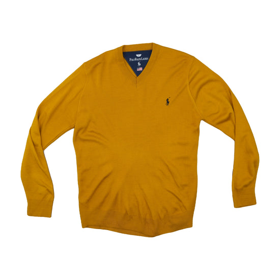 Vintage Cotton Sweater Yellow L