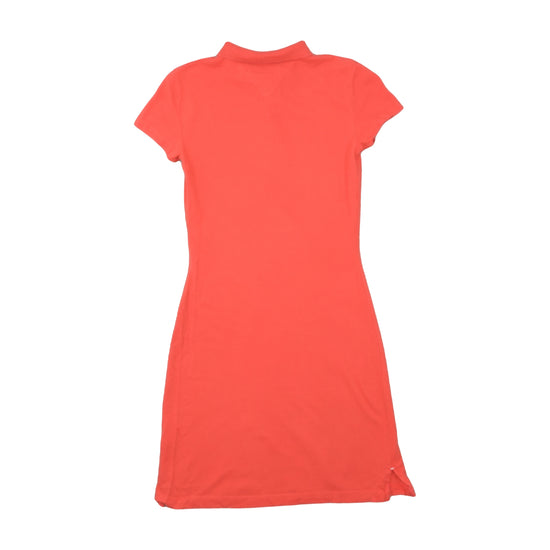 Tommy Hilfiger Slim Fit Polo Dress Coral Orange