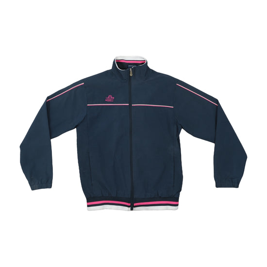 Admiral Track Jacket Navy Pink Stripe M
