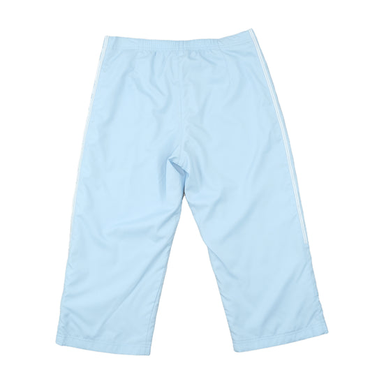 Adidas Three-Stripe Cropped Track Pants Sky Blue M