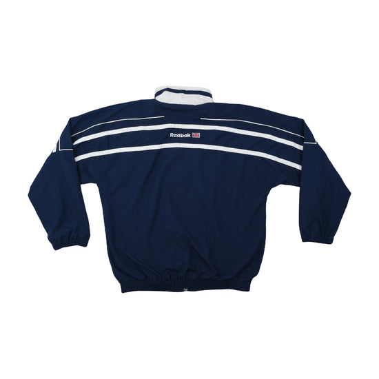 Reebok Track Jacket Navy 1990s Windbreaker 2XL