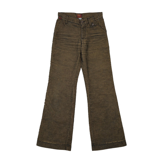 Umm Flare Corduroy Pants Dark Brown XS