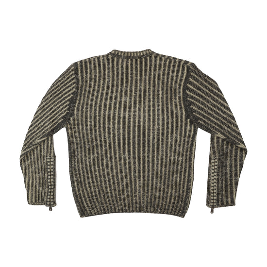Total Look by Moniti Striped Knit Sweater Brown XL