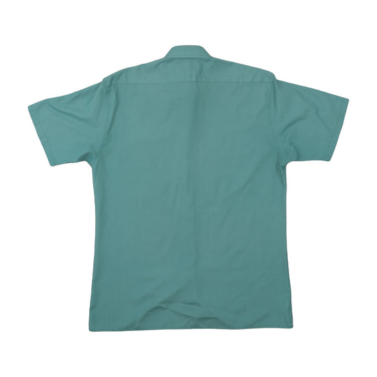 St Michael Marks & Spencer Short Sleeve Shirt Teal Green M