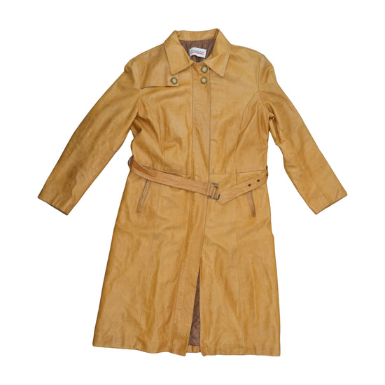 Coconuda Donna Leather Coat Camel Beige