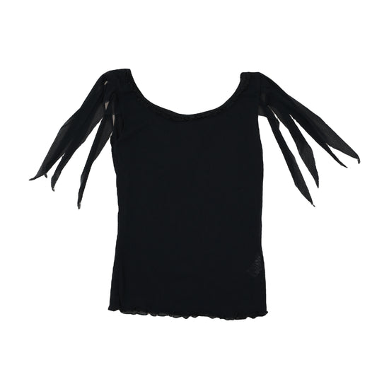 Vintage Y2K Rhinestone Tank Top Black