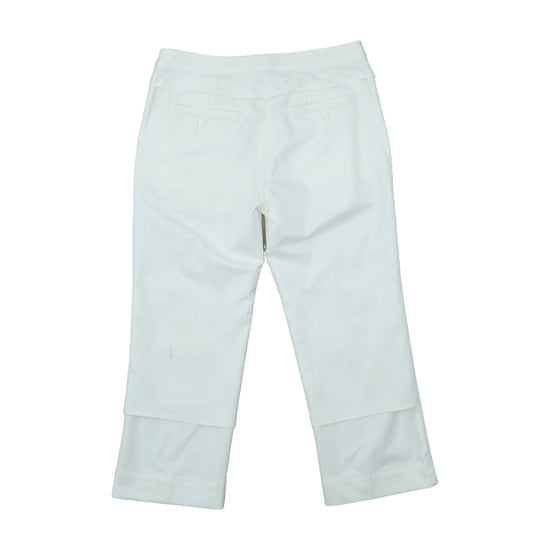 Adidas Stretch Cropped Pants White M