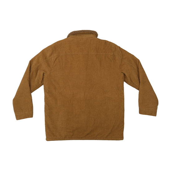 Indicode Corduroy Sherpa Collar Jacket Brown L