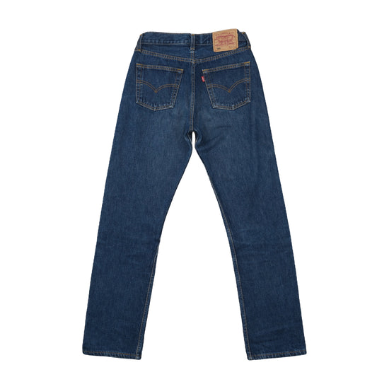 Levi's 501 Straight Jeans Mid Indigo Stonewash Blue XXS