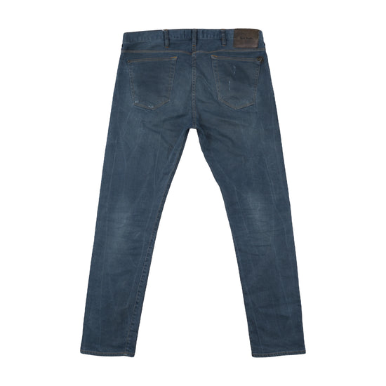 Paul Smith Jeans Slim Denim Jeans Mid-Blue Stonewash