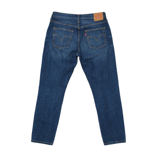 Levi's 501 Tapered Jeans Distressed Indigo Blue S