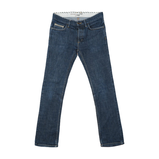 Vans Off The Wall Slim Straight Jeans Indigo Blue