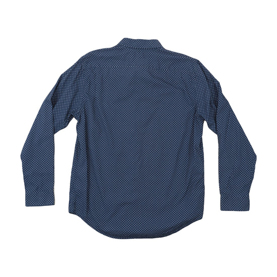 Timberland Earthkeepers Button Up Shirt Navy Polka Dot L
