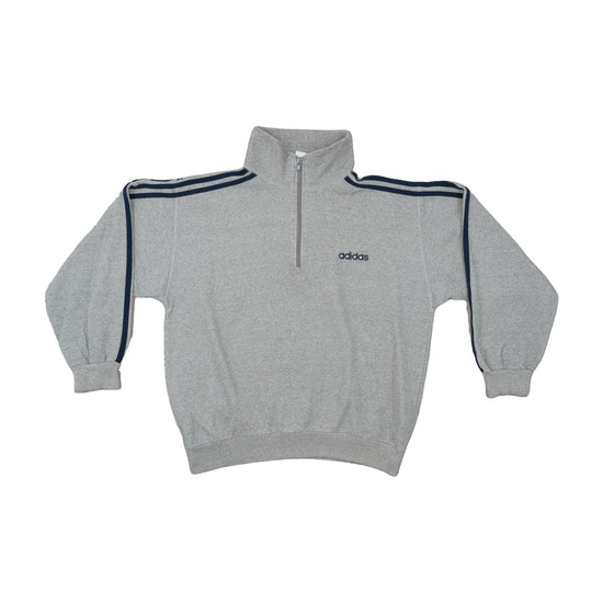 Adidas Vintage 90s Sweatshirt Heather Grey M