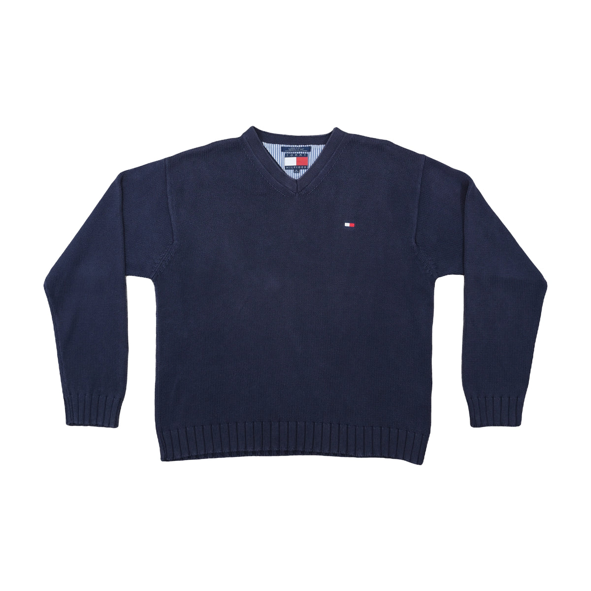 Tommy Hilfiger Cotton Knit Sweater Navy XL