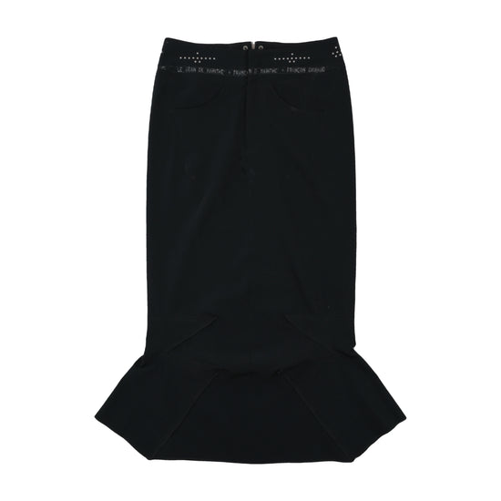 Marithé + François Girbaud Mermaid Skirt Black M