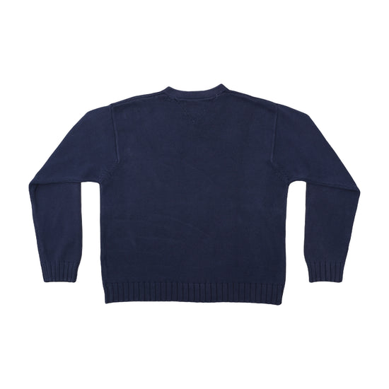 Tommy Hilfiger Cotton Knit Sweater Navy XL