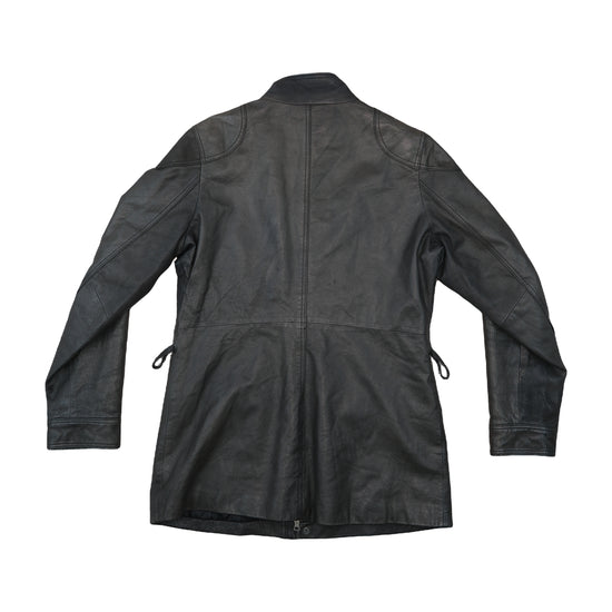 Marie Philippe Leather Jacket Moto Black L