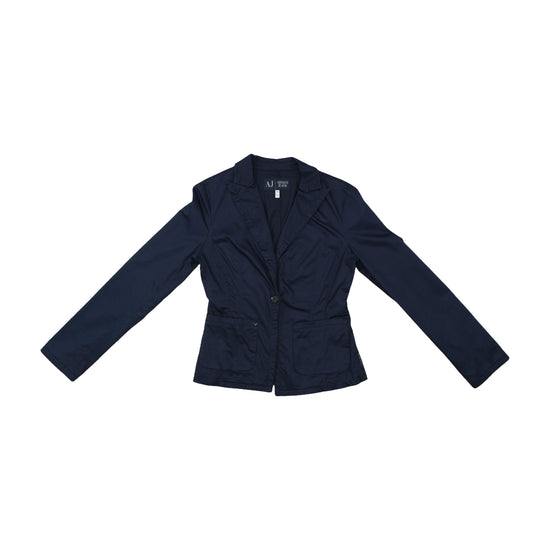 Armani Jeans Fitted Blazer Navy M