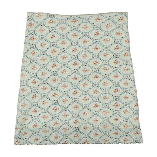 Kookaï Vintage Mini Skirt Floral Print White M