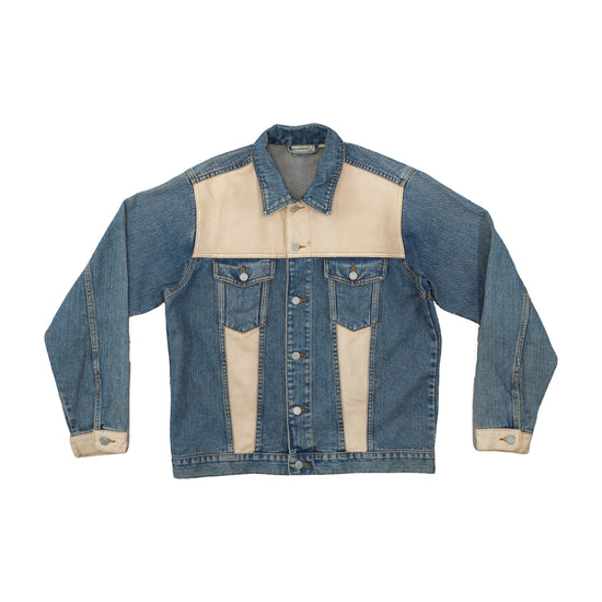 Go Southern Two-Tone Denim Jacket Blue L