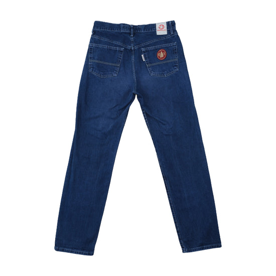 Murphy & Nye Warp Oriented Cut Straight Jeans Navy