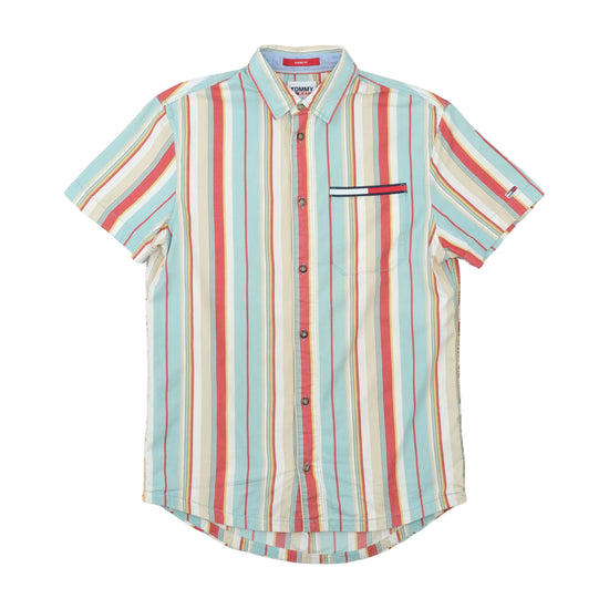 Tommy Jeans Classic Fit Striped Shirt Multicolor XS