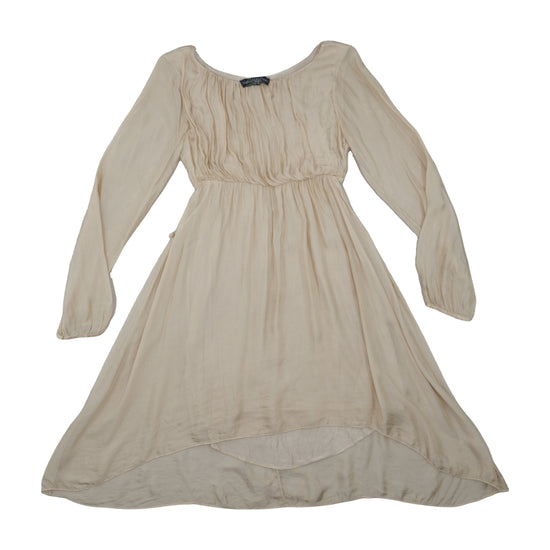 Clothing Company of America Silk Dress Boho Cream Beige