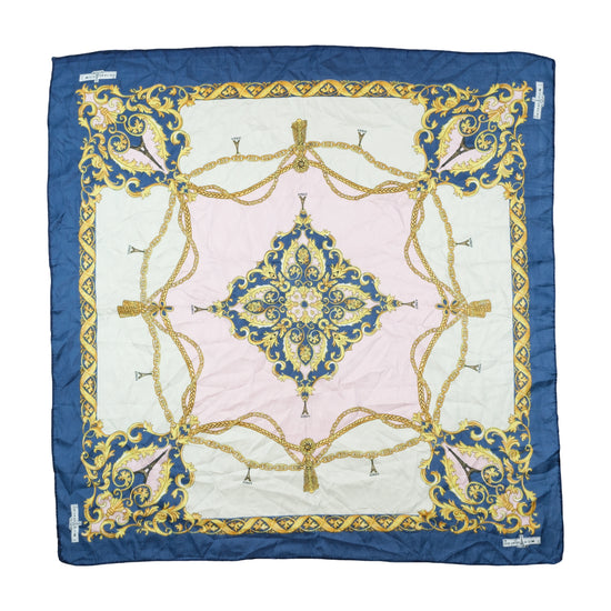 J. Mico Sancho Paris Baroque Print Scarf Navy