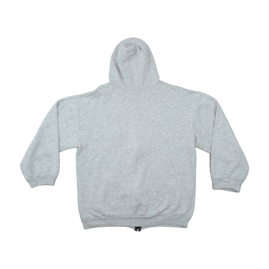 Vintage Zip-Up Hoodie Heather Gray S