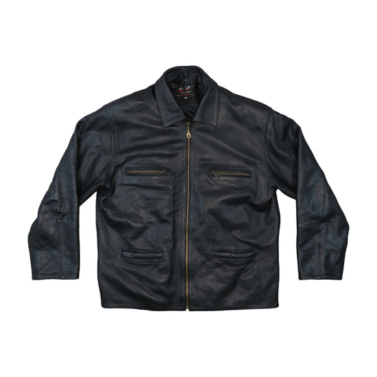 Kokons Leather Collection Boxy Jacket Black 3XL