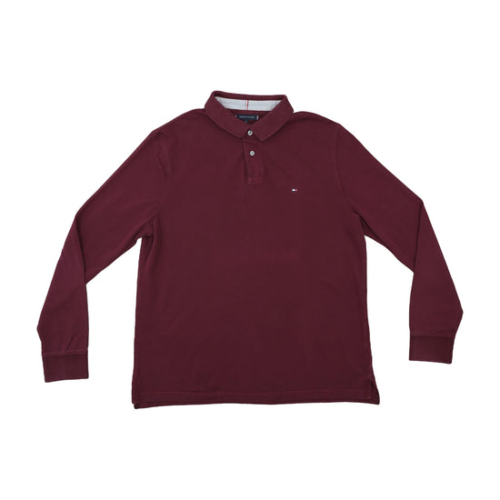 Tommy Hilfiger 1985 Polo Shirt Burgundy XL