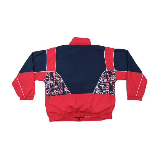 Linea Primero Colourblock Track Jacket Red Navy XL