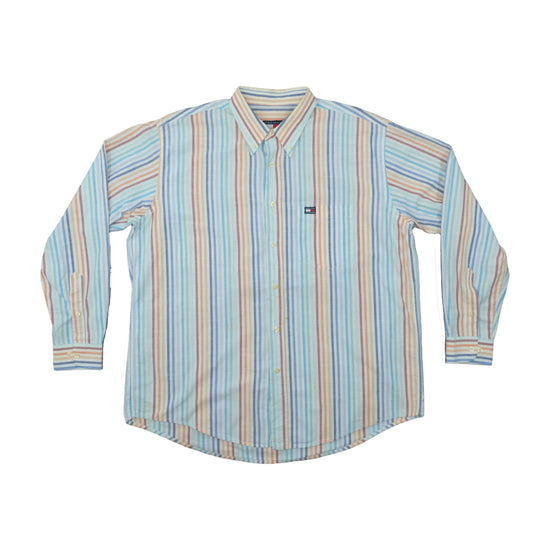 Tommy Hilfiger Sport Tommy Striped Button-Up Shirt Multicolor XL