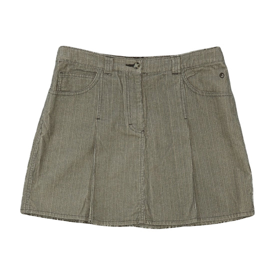 s.Oliver Herringbone Mini Skirt Gray
