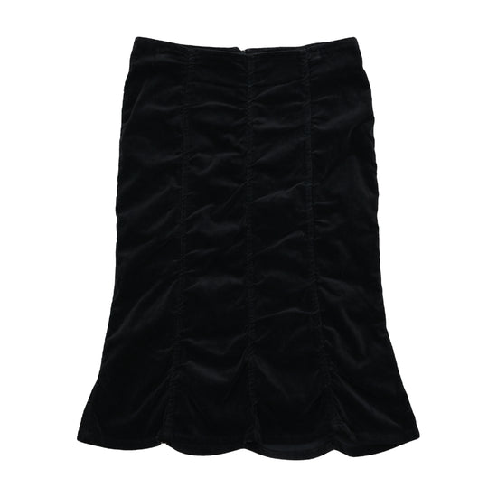 Ethio Fitted Flare Skirt Black S