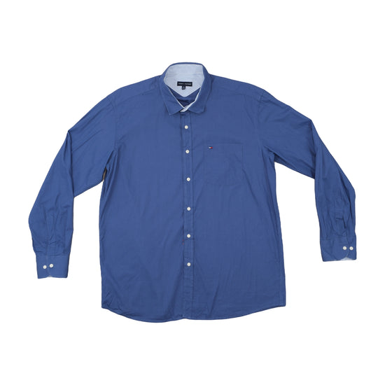 Tommy Hilfiger Button Up Shirt Steel Blue XL