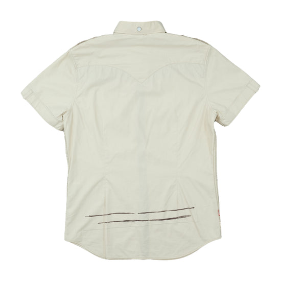 Levi's King Cuba Graphic Shirt Beige M