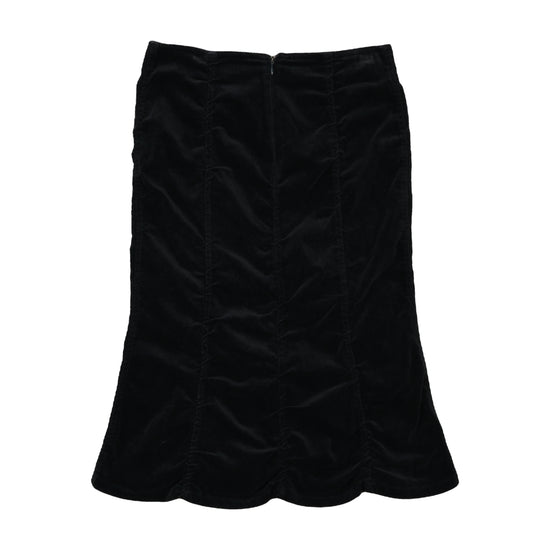 Ethio Fitted Flare Skirt Black S