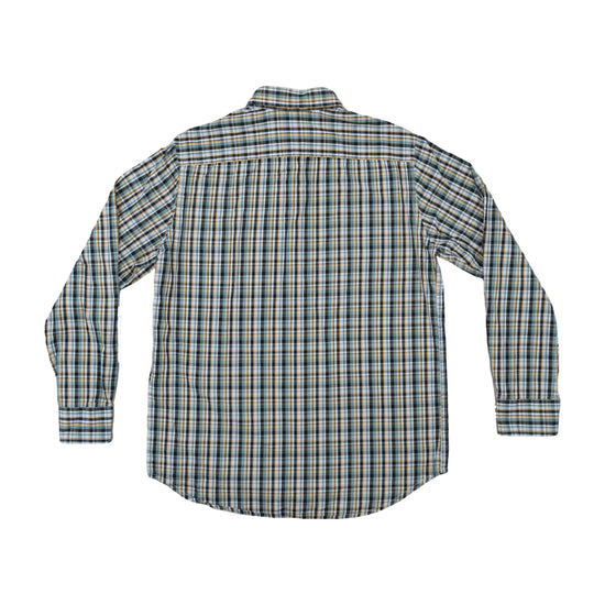 Carrera Button Up Shirt Plaid Green L