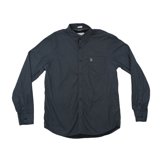 U.S. Polo Assn. Tailored Fit Button Up Shirt Navy L